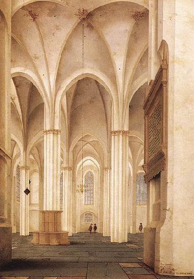 Pieter Jansz Saenredam The Buurkerk at Utrecht